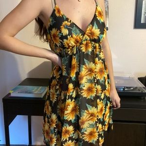 Sunflower Mini Dress